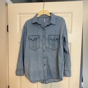 Free People Jean shirt